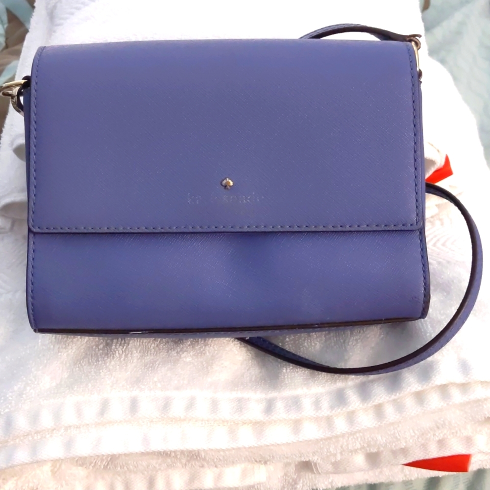 Indigo Kate Spade Crossbody Purse
